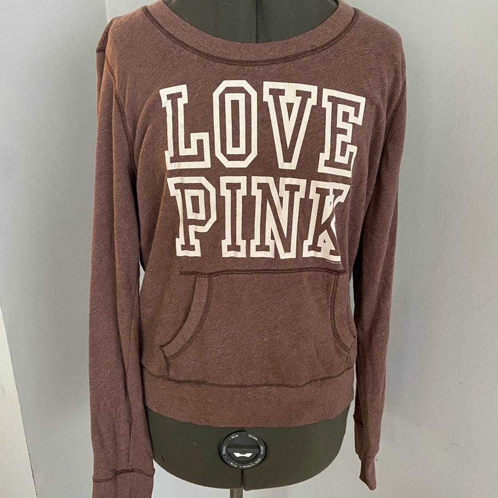Victoria’s Secret PINK Sweatshirt Logo Purple